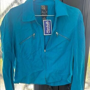 Blue Zip-Up Jacket NWT